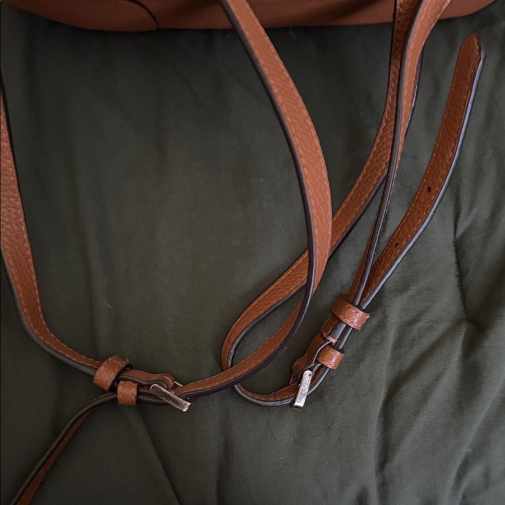 Kate Spade Brown Leather Backpack purse - Picture 3 of 5